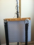 Belt Hanger with Scrapbook Paper